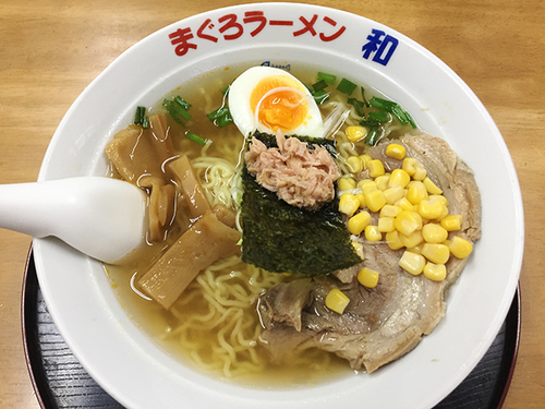 「まぐろラーメン塩」@まぐろラーメン 和の写真