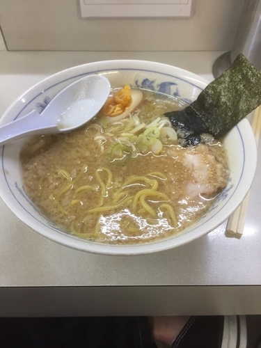 「背脂醤油とんこつラーメン」@ラーメン・ぶーけの写真