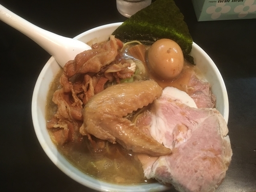 「土曜日煮干しの100、800円」@一条流がんこ総本家分家四谷荒木町の写真