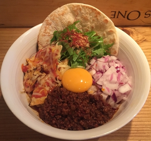「メキシカンツイスト中盛(スパイシーレッド)820円」@Resort Noodle IRUCA  -TOKYO-の写真