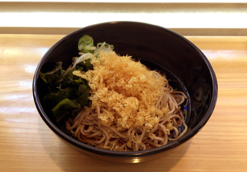 「冷やしたぬきそば(370円)」@吉そば 神田店の写真