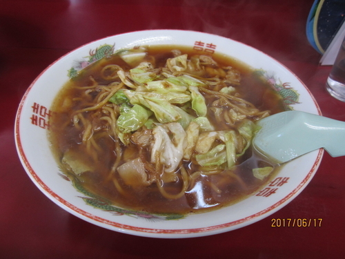 「スープ入り焼きそば並６５０円」@こばや食堂の写真