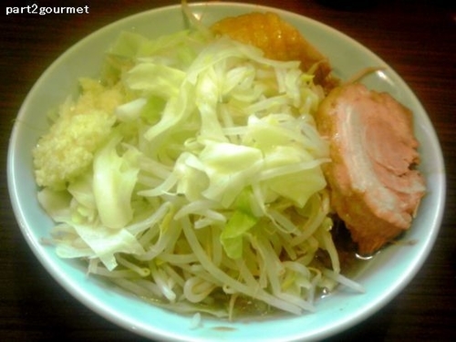 「ラーメン小+魚粉 「ニンニク」(750円)」@かじろうramen7の写真