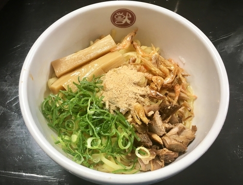 「エビ油そば 800円」@豚らーめん 獣道の写真