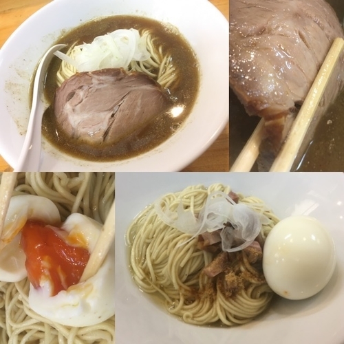 「醤油ソバ 、和え玉塩+味玉」@煮干中華ソバ イチカワの写真