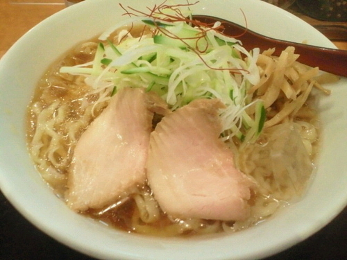 「冷やしらーめん（中盛） 850円」@麺や うから家からの写真