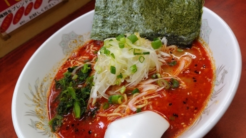 「１２年辛さドラゴン級７５０円」@らーめん ドラごんちの写真