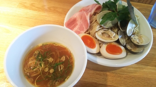 「【限定】味玉はまぐりつけ麺・中盛￥950」@らーめん専門 うしおととりの写真