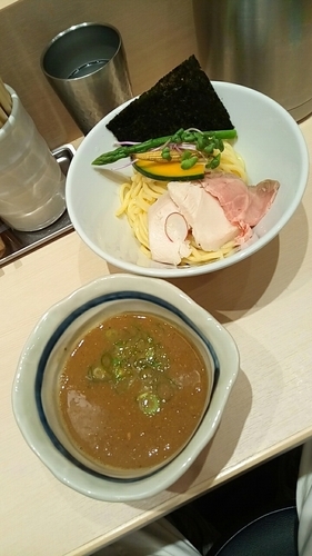 「濃厚煮干つけSoba９５０円」@銀座 篝 Echika池袋店の写真