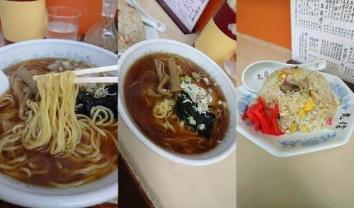 「『ラーメン 半チャーハン(￥970)』」@丸信中華そばの写真