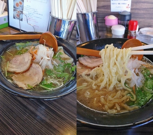 「『オマールエビで作ったスープの塩らー麺(￥1150)』」@厚木本丸亭の写真