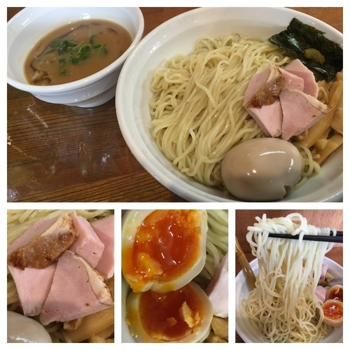 「夏季限定 焼き煮干しつけそば 大盛り 850円」@中華そば じるばの写真