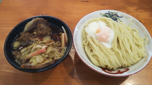 「牛肉汁つけ麺」@らーめん 五ノ神精肉店 煮干し編の写真