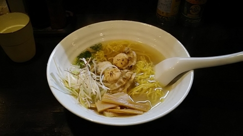 「ホタテ塩ラーメン(￥1,000)」@麺屋 のろし 函館の写真