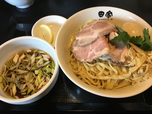 「特製 冷やし？つけそば 1030円 大盛り 100円」@中華そば 田家 川越鴨田店の写真