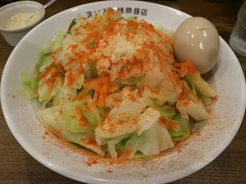 「【限定】ＰｅＰｅ　Ｓｏｂａ　（大盛り）　＋味玉：㋚券」@まひる野 藤原商店の写真