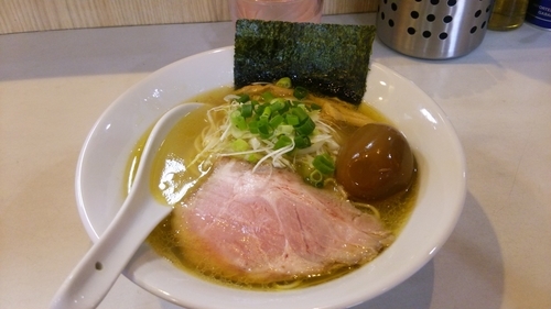 「塩ラーメン 味玉」@麺屋 扇 SENの写真