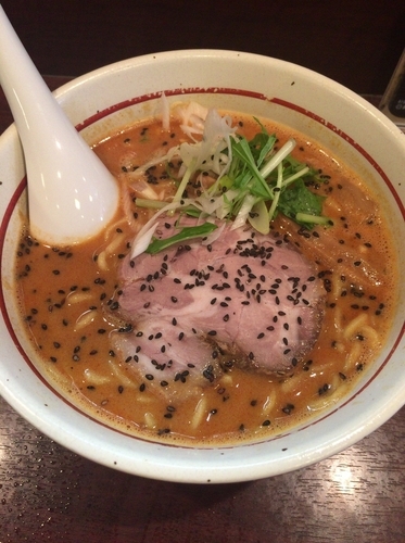 「辛胡麻らーめん ¥750」@拉麺 阿修羅 船橋本店の写真