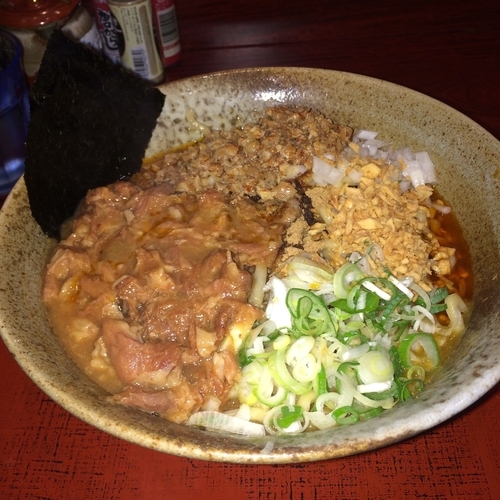 「ぶっかけカレーまぜそば【限定】」@食処 渓の写真