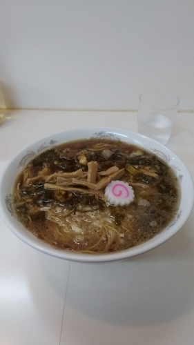 「高菜ラーメン大」@トモエの写真
