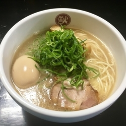 海の味らーめん+味玉+九条ネギ