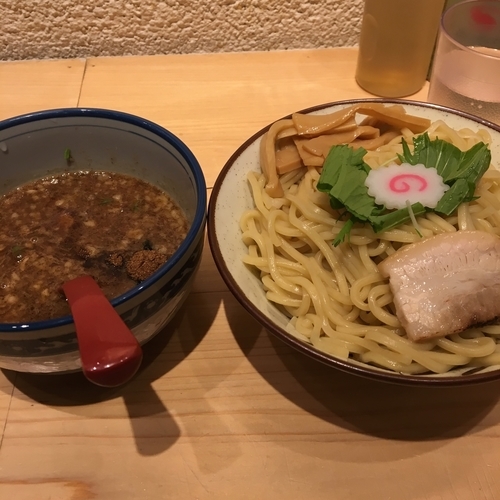 「つけ麺中盛りあつもり脂増し1000円」@つけ麺屋 銀四郎の写真