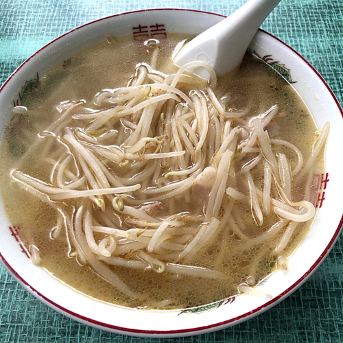 「もやしラーメン　350円」@だるま食堂の写真