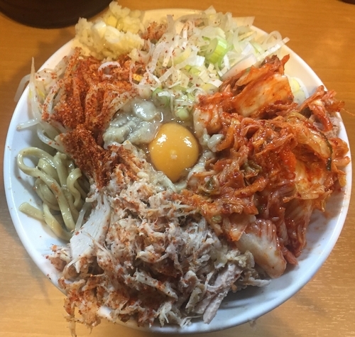 「あの豚(ニンニク・アブラ少なめ)900円」@豚星。の写真