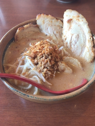 「北海味噌味噌漬け炙りチャーシュー麺（1,020円）」@蔵出し味噌 麺場 壱歩 武蔵村山店の写真