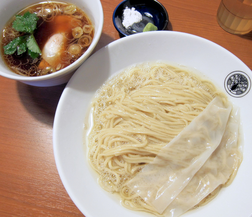 「鶏醤油つけそば 800円」@らぁ麺とうひちの写真