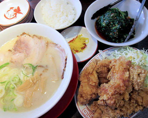 「からあげ定食 1,120円」@中華そば 高安の写真