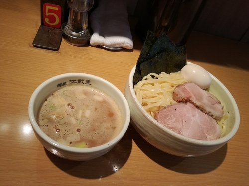 「濃厚魚介つけめん」@麺屋 江武里の写真