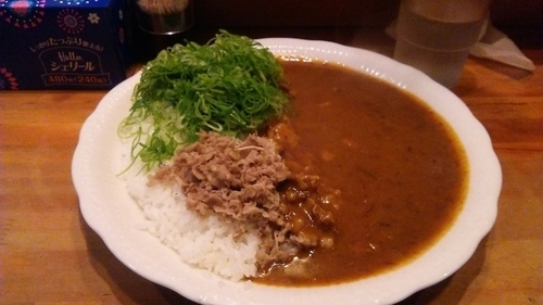「ネギビーフカレー 850円」@ビッラルさんのモジャカレーの写真