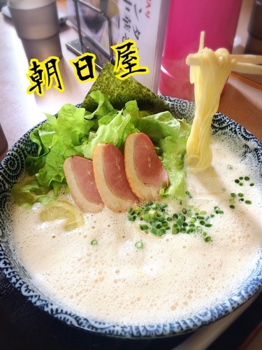 「鶏そば￥900」@朝日屋の写真