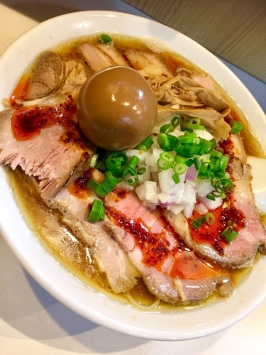 「【限定】スーラーチャーシューメン（生揚げ醤生姜ver）」@麺屋 扇 SENの写真