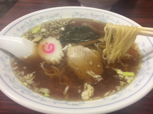 「ラーメン(600円)」@食堂 遊覧亭の写真