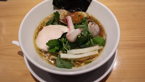 「蛤SOBA980円」@Ginza Noodles むぎとオリーブの写真