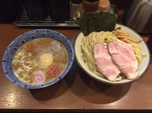「特製海老つけ麺 醤油(1050円)」@俺の麺 春道の写真