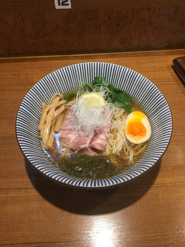 「【限定②】冷やし煮干しそば」@寿製麺よしかわ 川越店の写真