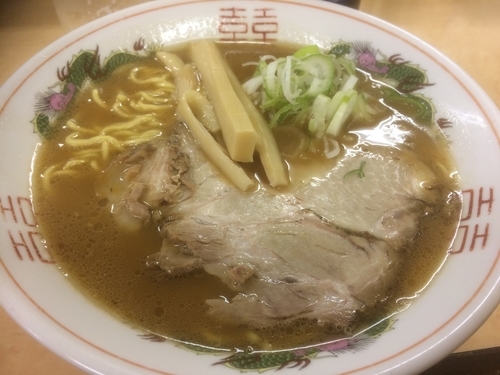 「旭川かとうげんこつ醤油ラーメン」@みそラーメンのよし乃 さっぽろテレビ塔店の写真