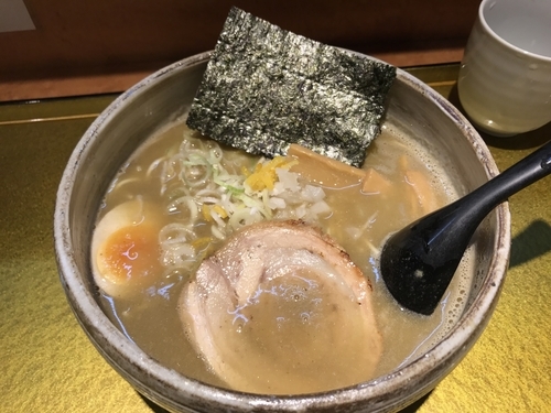 「煮干そば（塩）と和え玉 850円と200円」@麺屋 音の写真