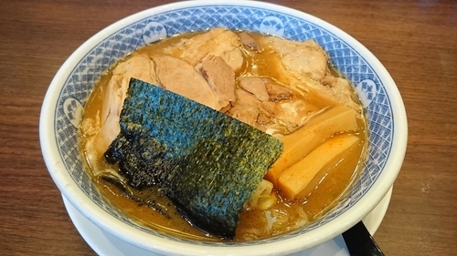 「煮干中華そば 肉増し」@重厚煮干中華そば 大ふく屋の写真