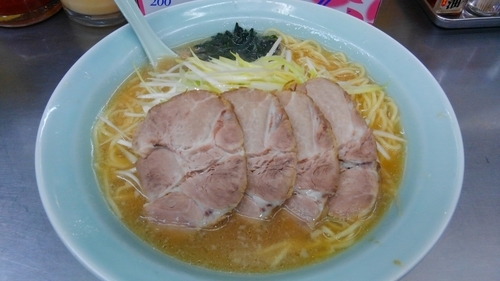 「ネギチャーシューラーメン」@ラーメンショップ ニューシャトル東宮原駅前店の写真