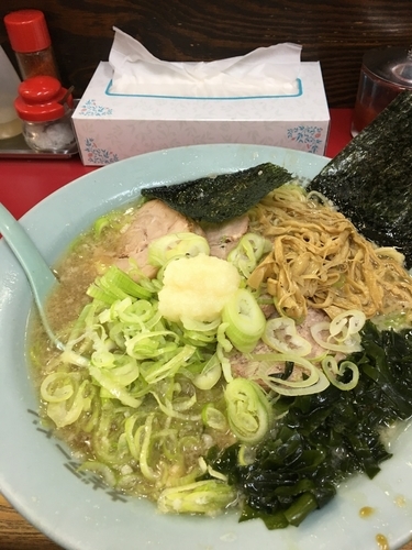 「チャーシュー麺 刻みネギ 中盛り」@ラーメンショップ幸手 金田亭の写真