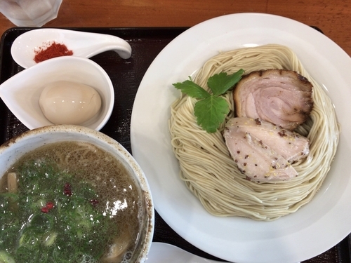「限定：塩つけ麺850円+味玉100円」@らぁ麺屋 晴天の写真