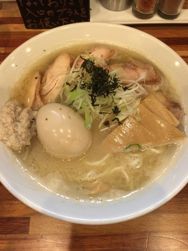 「全部入りラーメン銀だら搾り」@鮮魚らーめん 五ノ神水産の写真