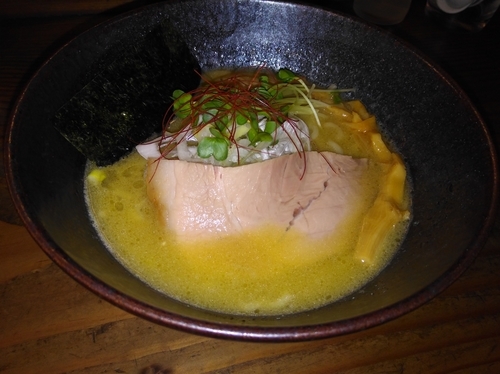 「貝だしらーめん」@貝だしラーメン 貝ガラ屋の写真