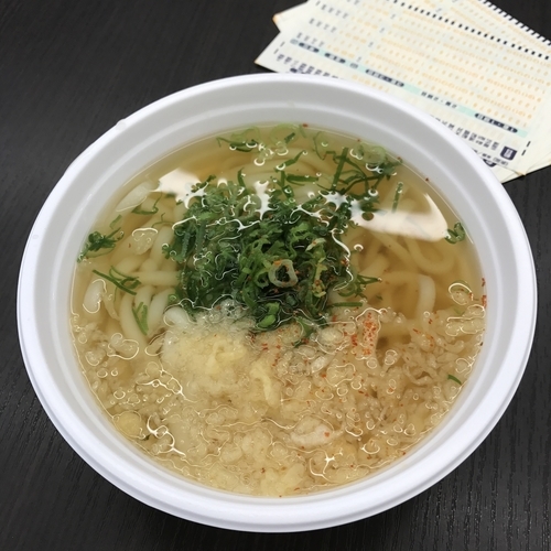 「かけ（￥300）」@つるまる 大井競馬場店の写真