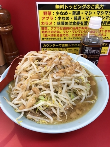 「中ラーメン(アブラ、カラメ)」@立川マシマシ 足利総本店の写真