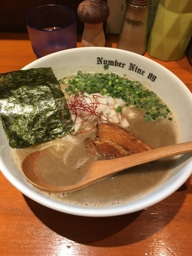「濃厚らーめん(煮干)800円」@麺Dining Number Nine 09の写真